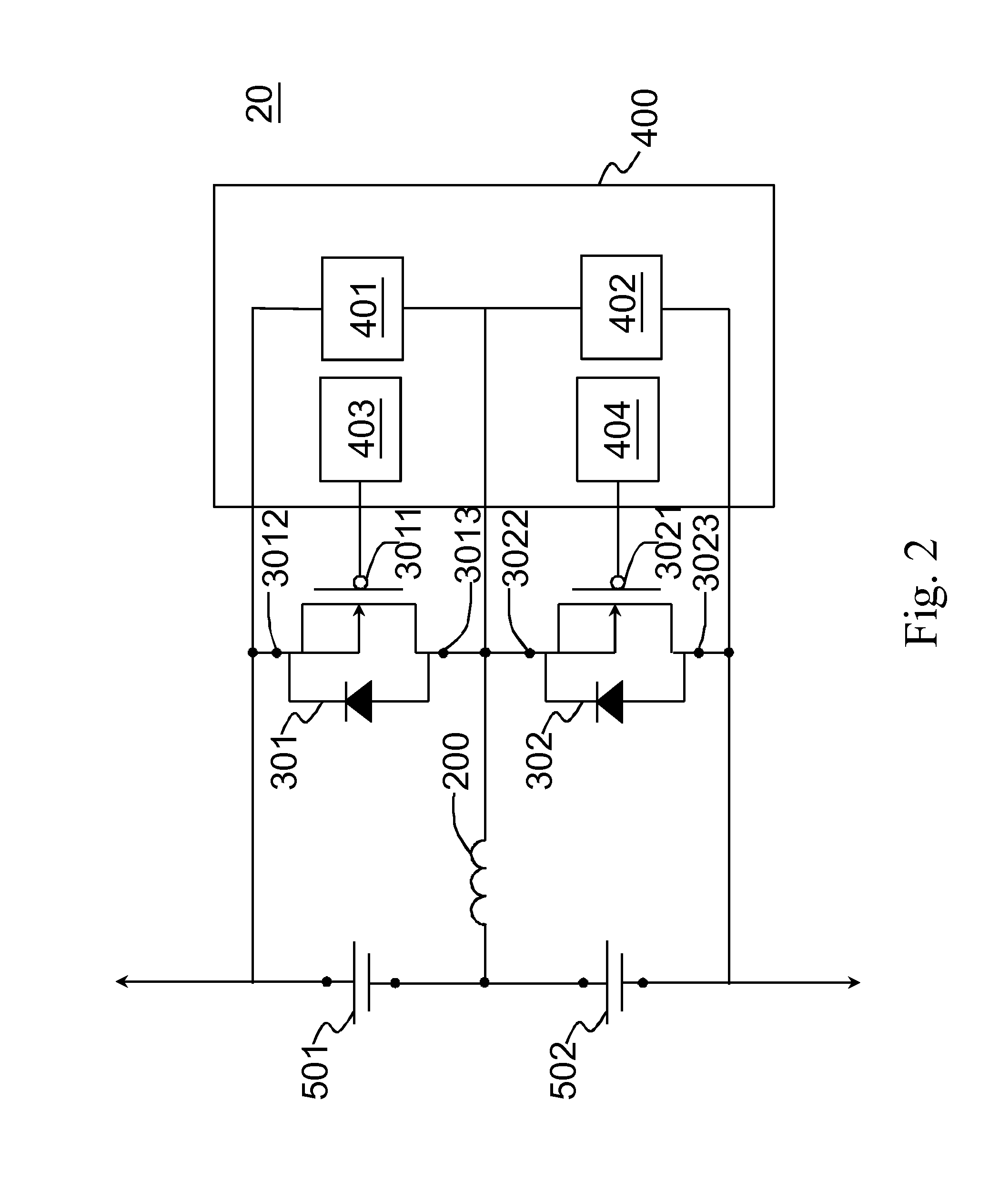 Control method for achieving power transfer between stacked rechargeable battery cells and power transfer circuit thereof