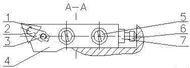 Mechanical clamping cut-off tool