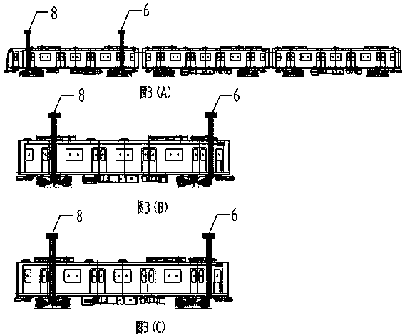 A multi-vehicle storage and delivery system for urban rail transit