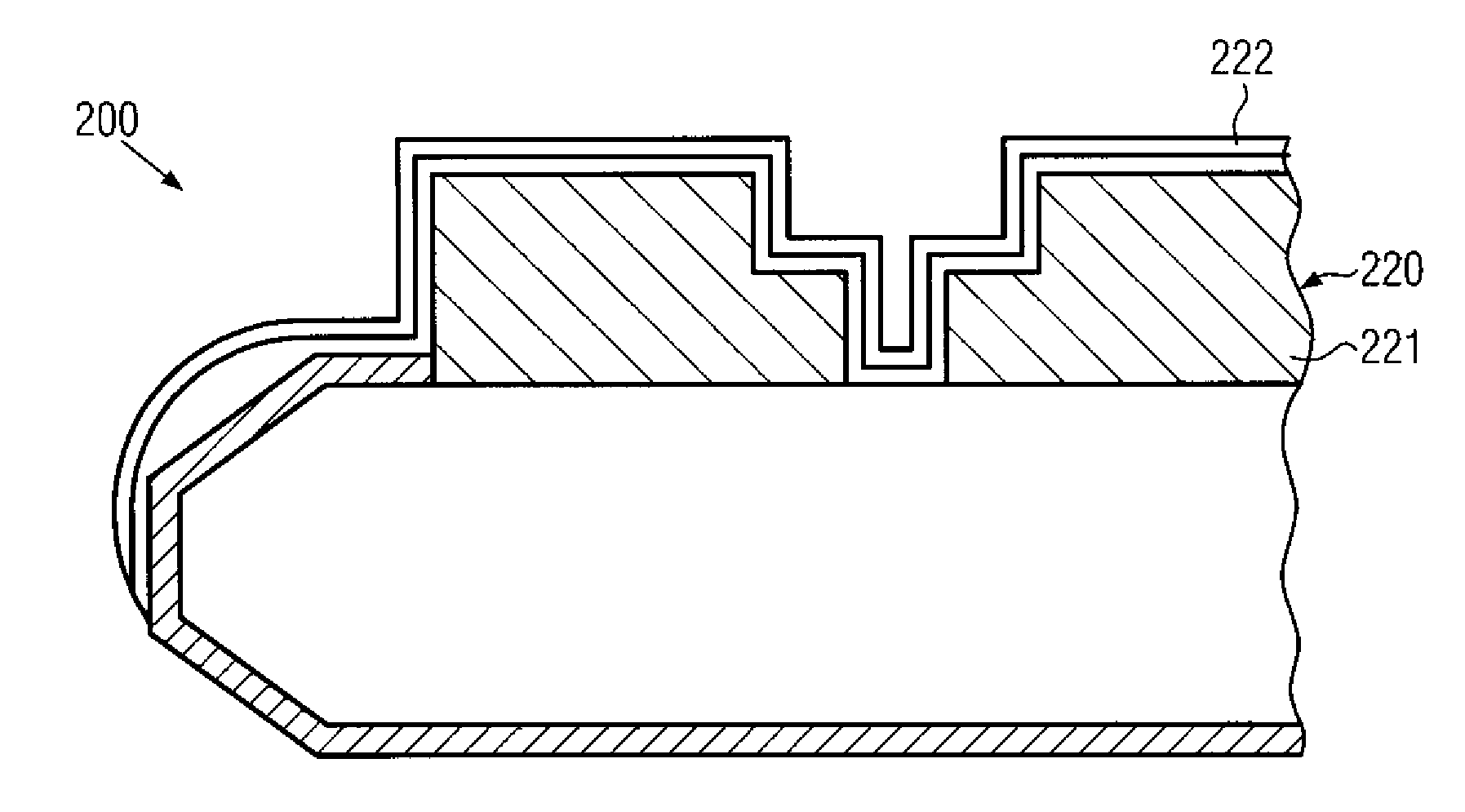 Semiconductor substrate having a protection layer at the substrate back side
