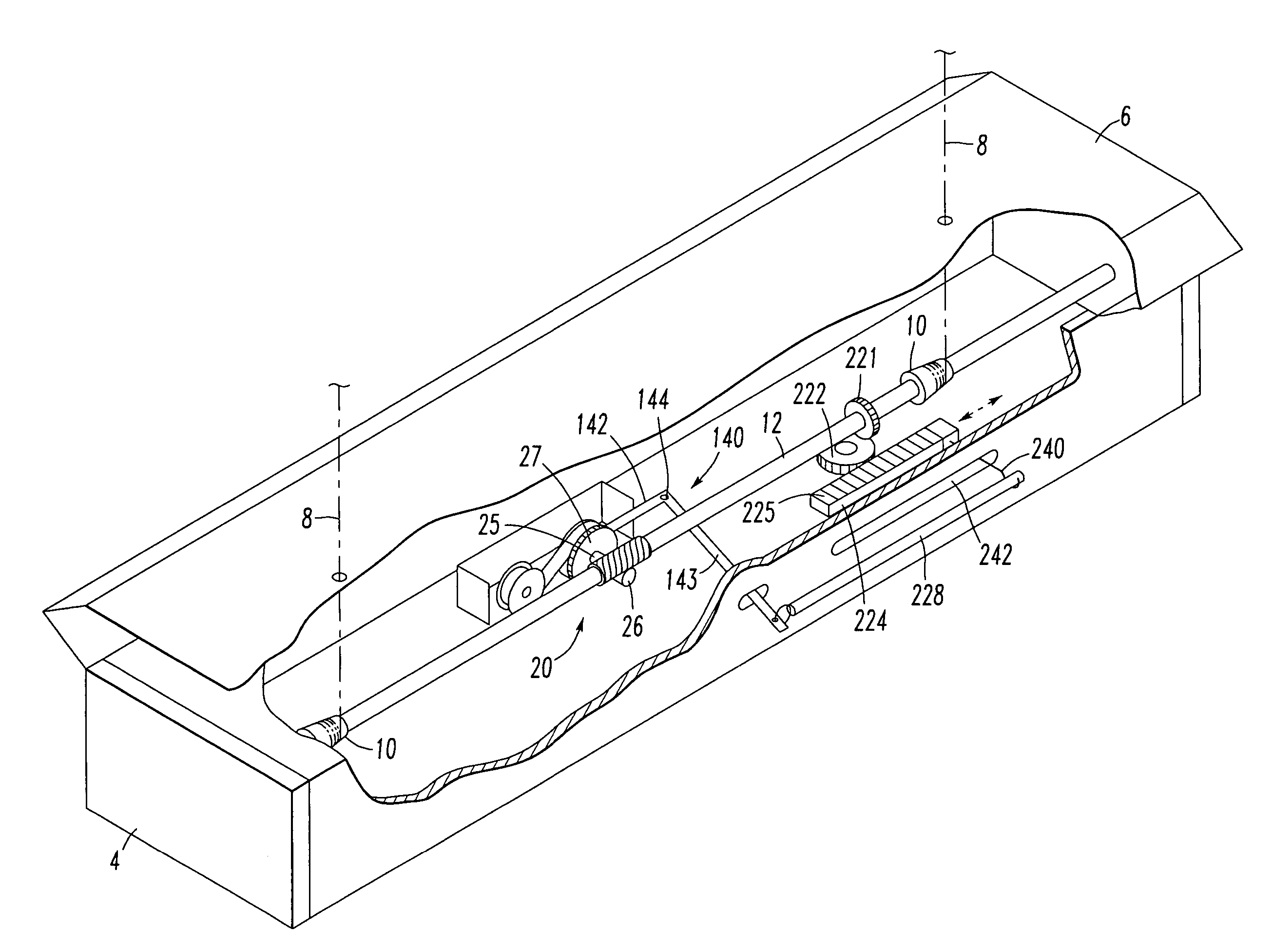 Cordless blind and operator device
