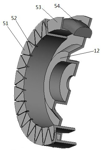 Claw ratchet disc type stepping motor