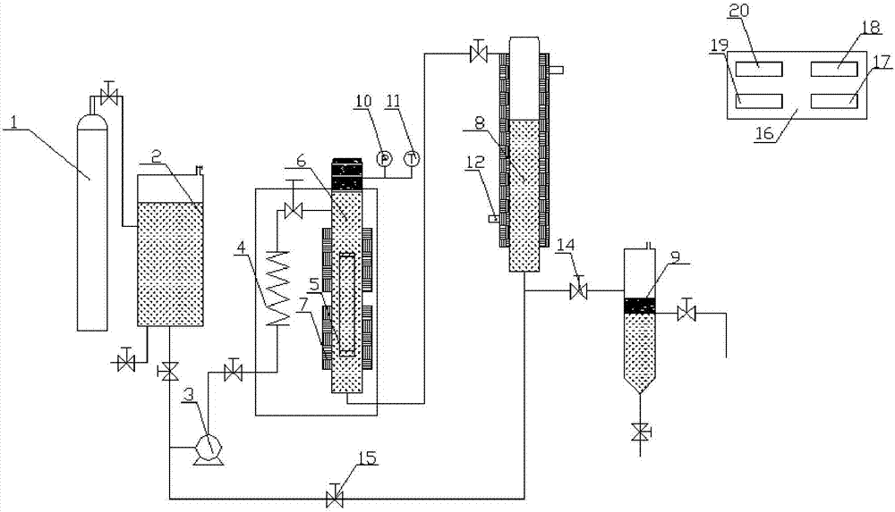 Method for directly extracting seaweed protein by subcritical water extraction equipment