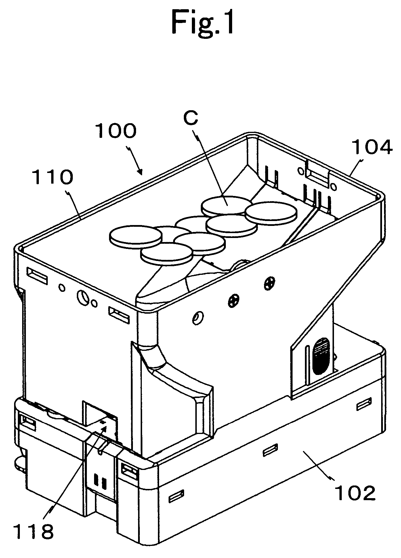 Coin receiving and disbursing apparatus