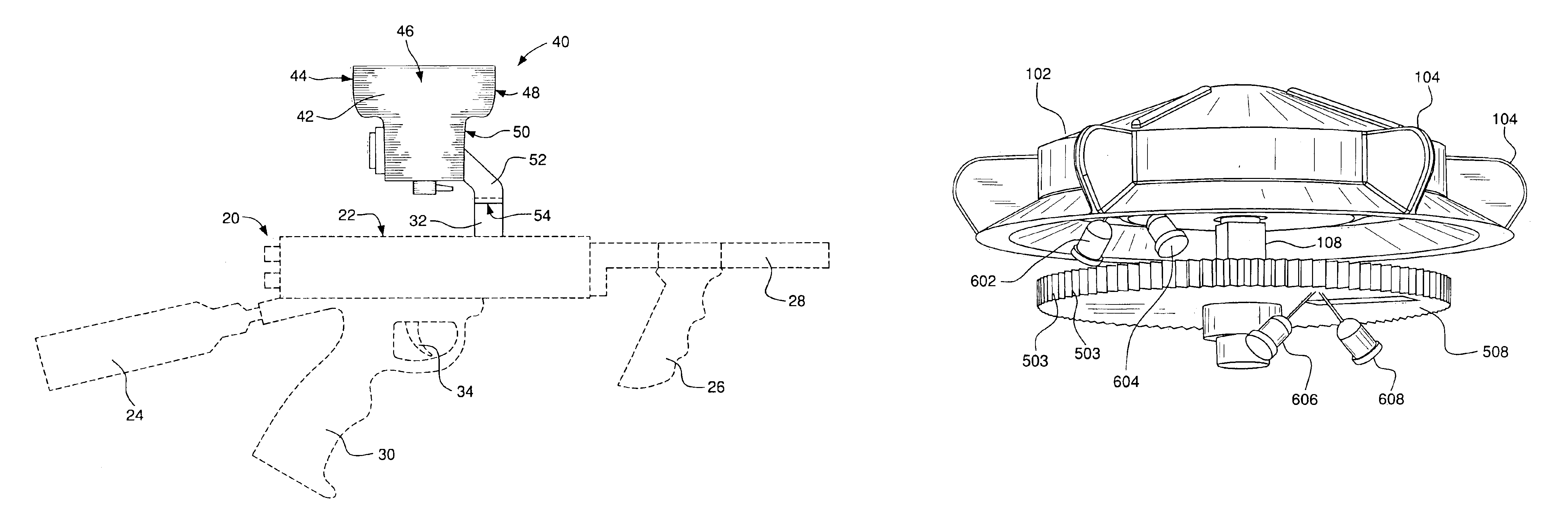 Differential detection system for controlling feed of a paintball loader