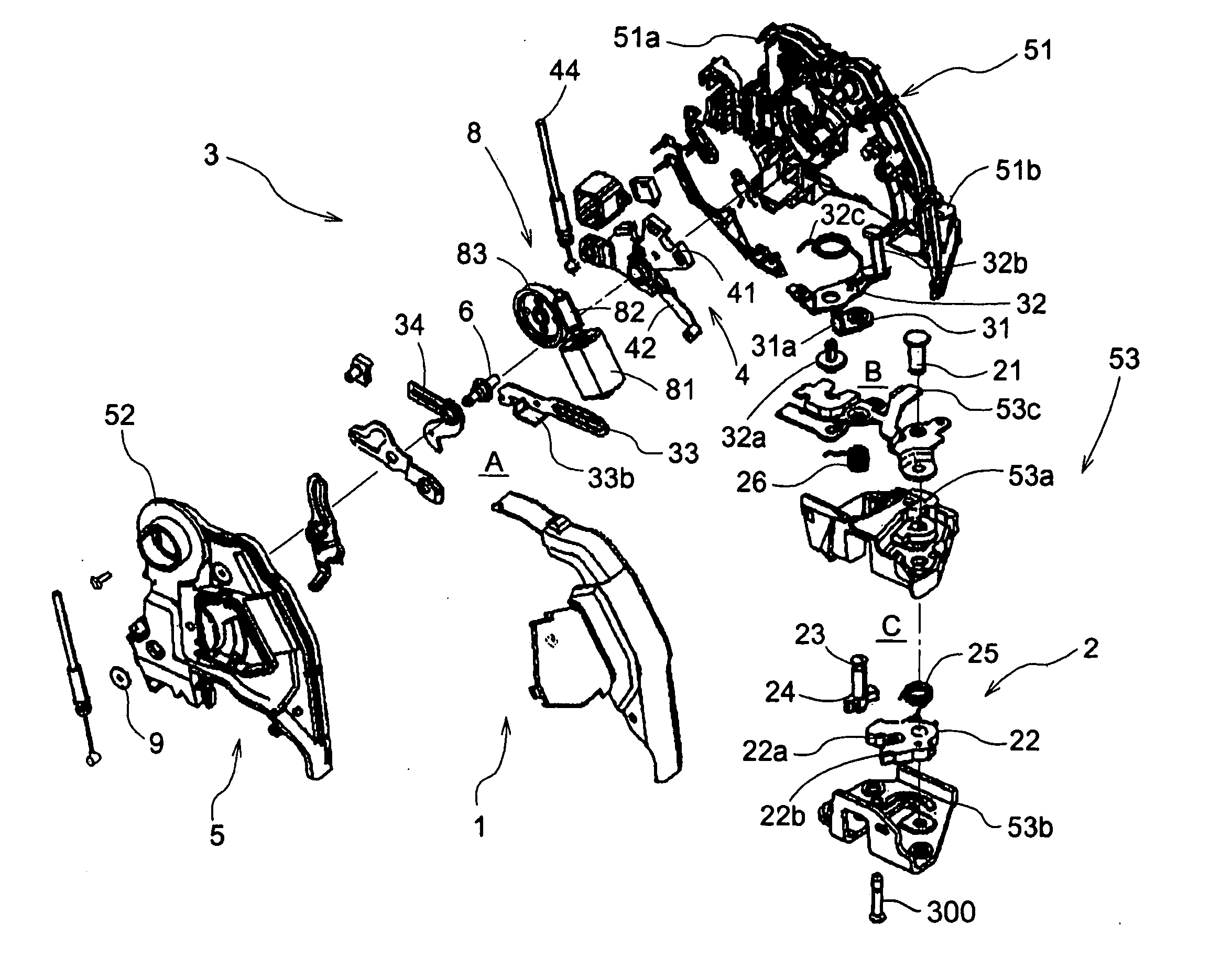 Door lock apparatus for a vehicle