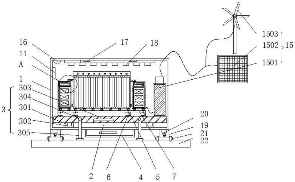 Sealed water-cooled dry-type transformer