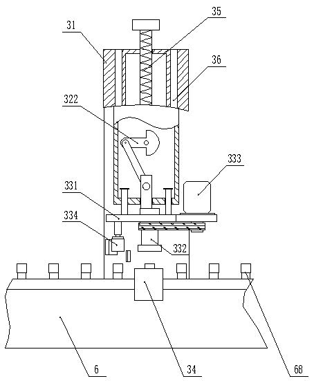 Cap screwing-down assembly for bottle cap assembling machine