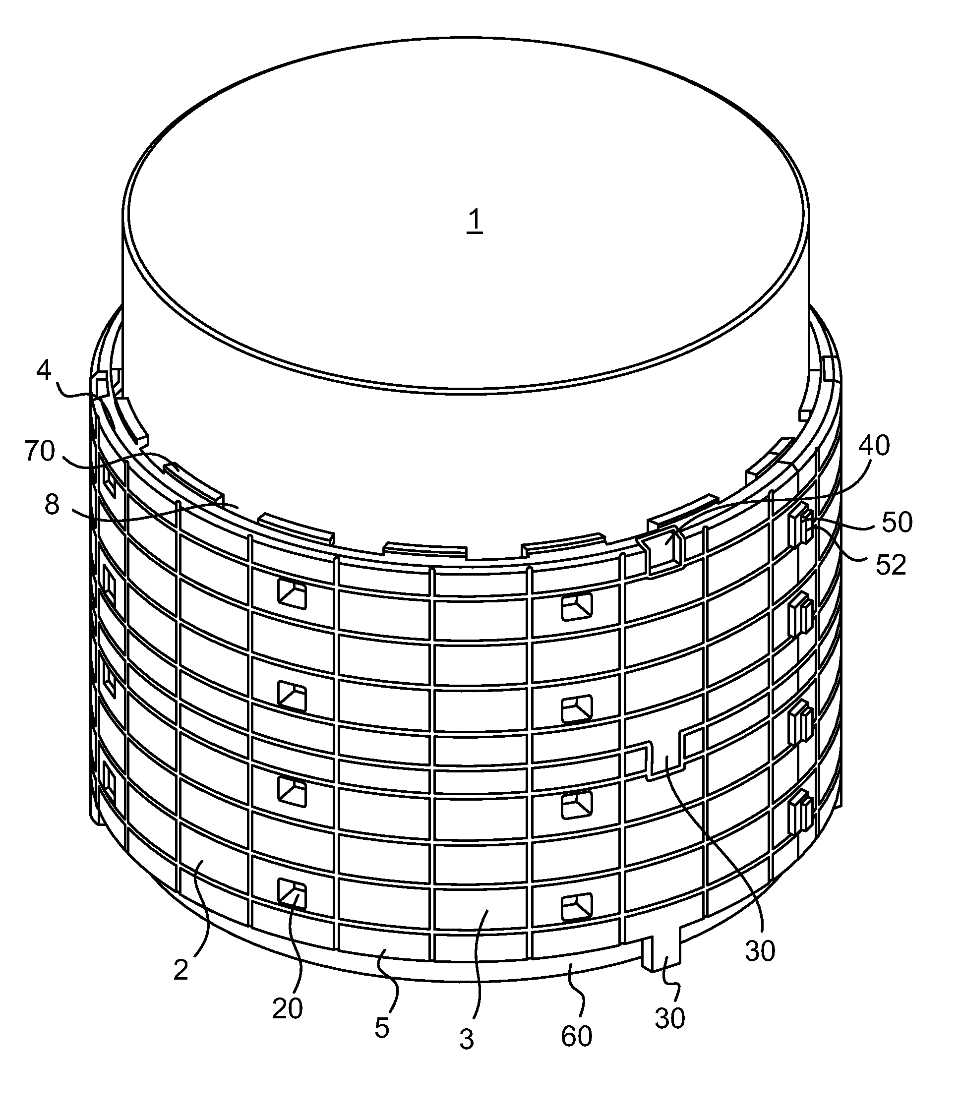 Modular cover for support column
