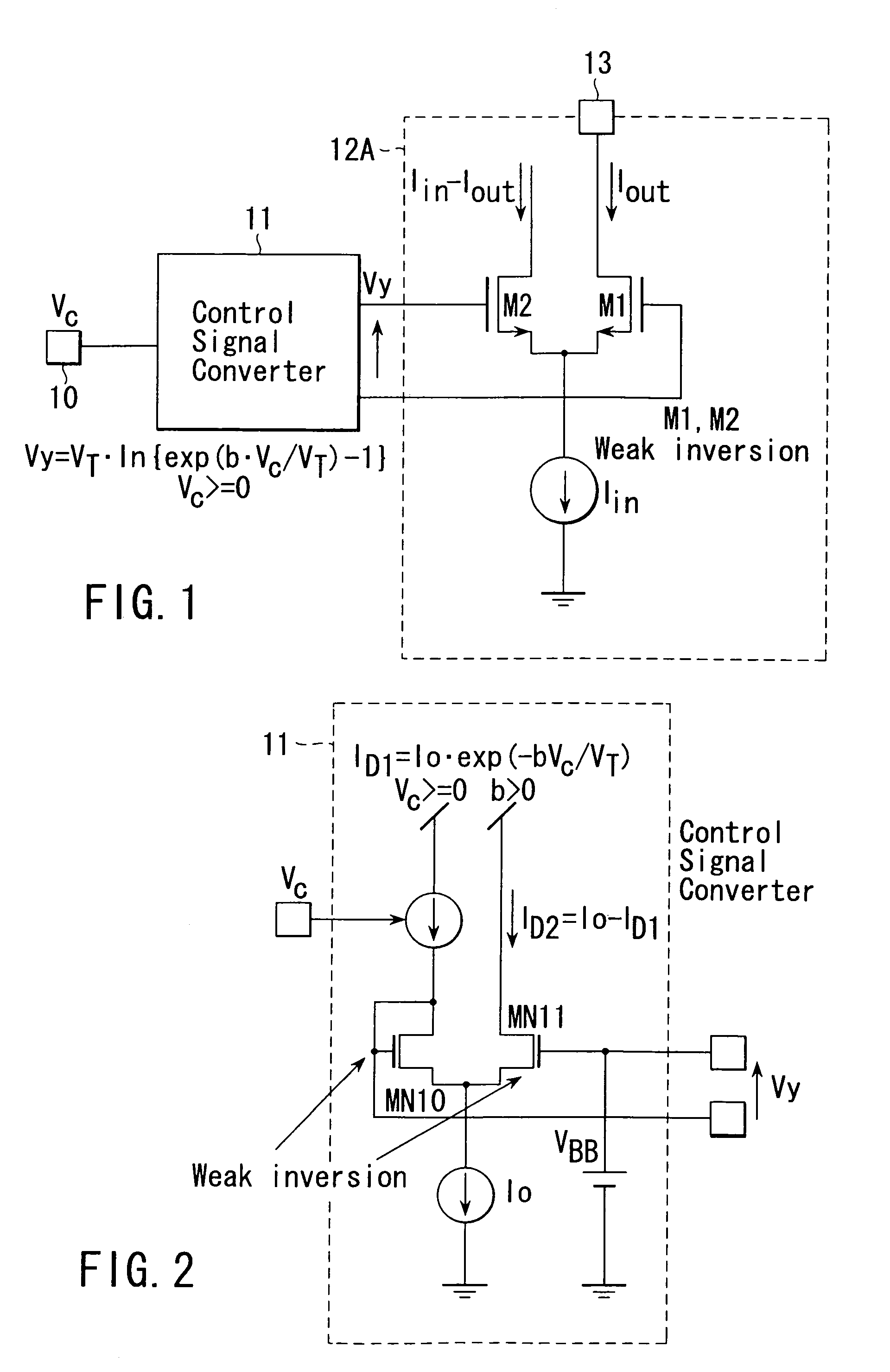 Variable gain amplifier device
