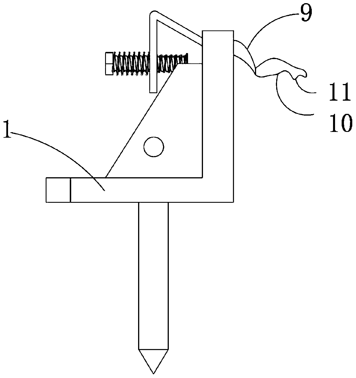 Buckling limiting device based on rail base plate