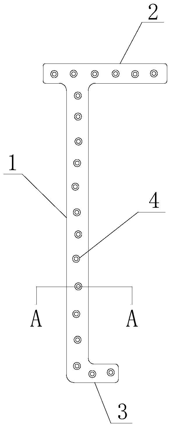 A tibial external fixation device