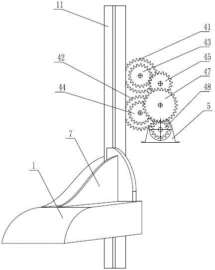 Combined floating block type wave power generation system