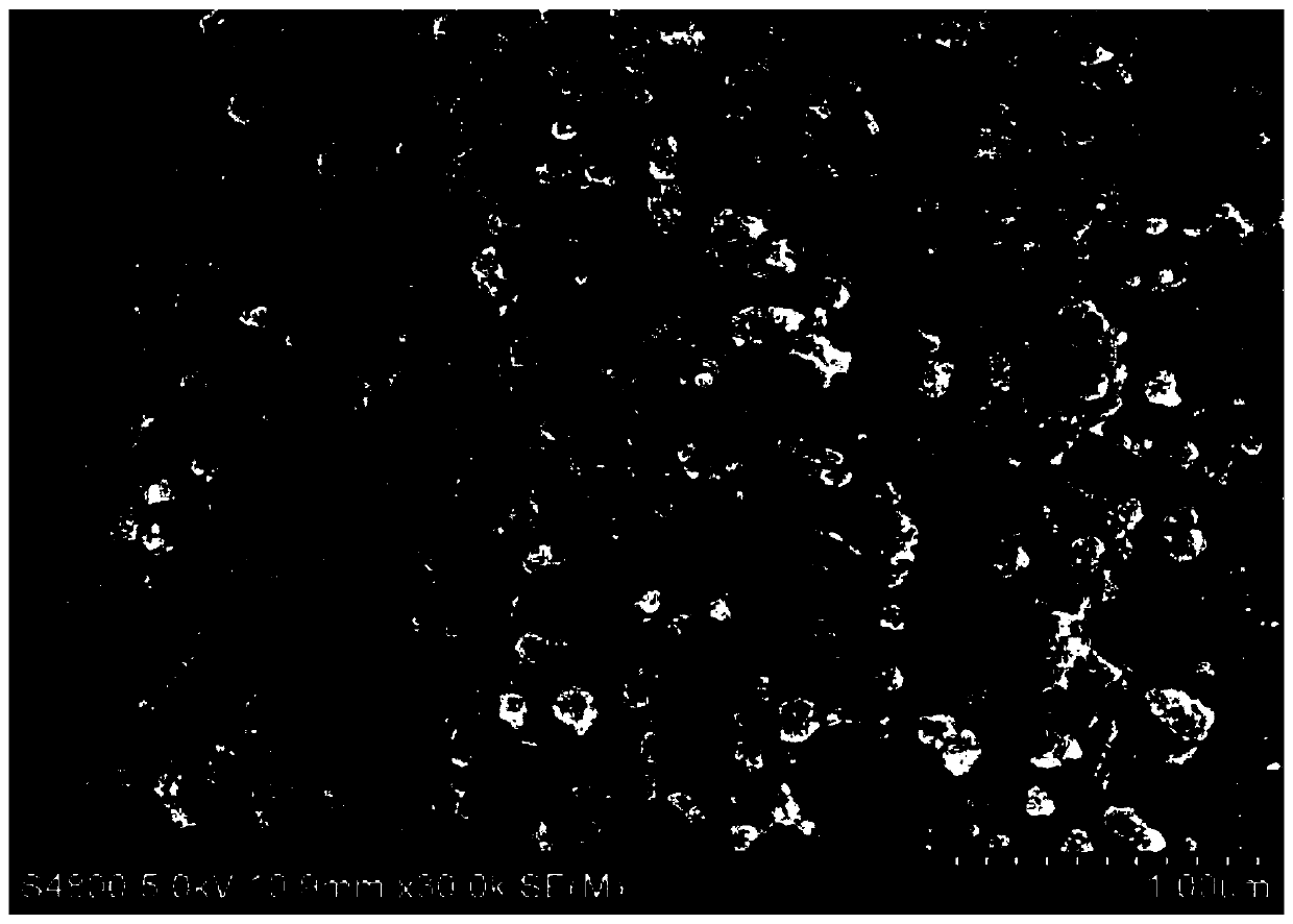 Preparation method of antimony pentoxide/polyacrylic acid/carbon cloth flexible sodium ion battery negative electrode material with reticulate porous structure