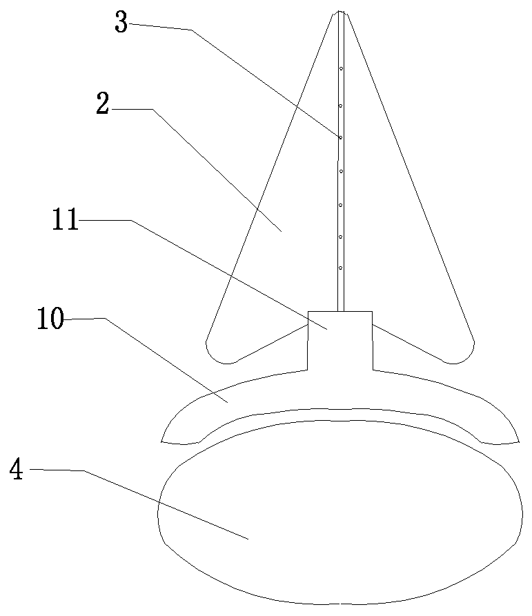 A subglottic mirror device