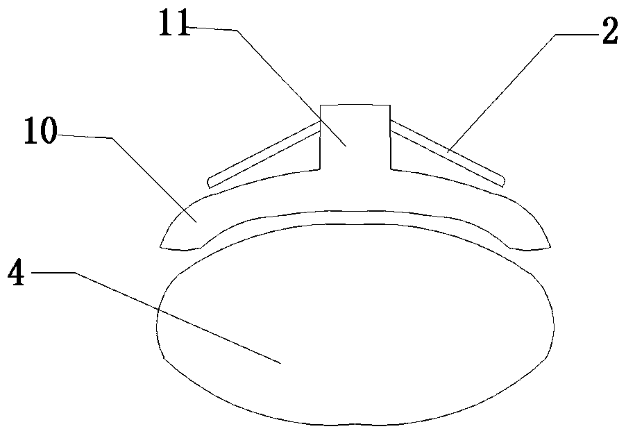 A subglottic mirror device