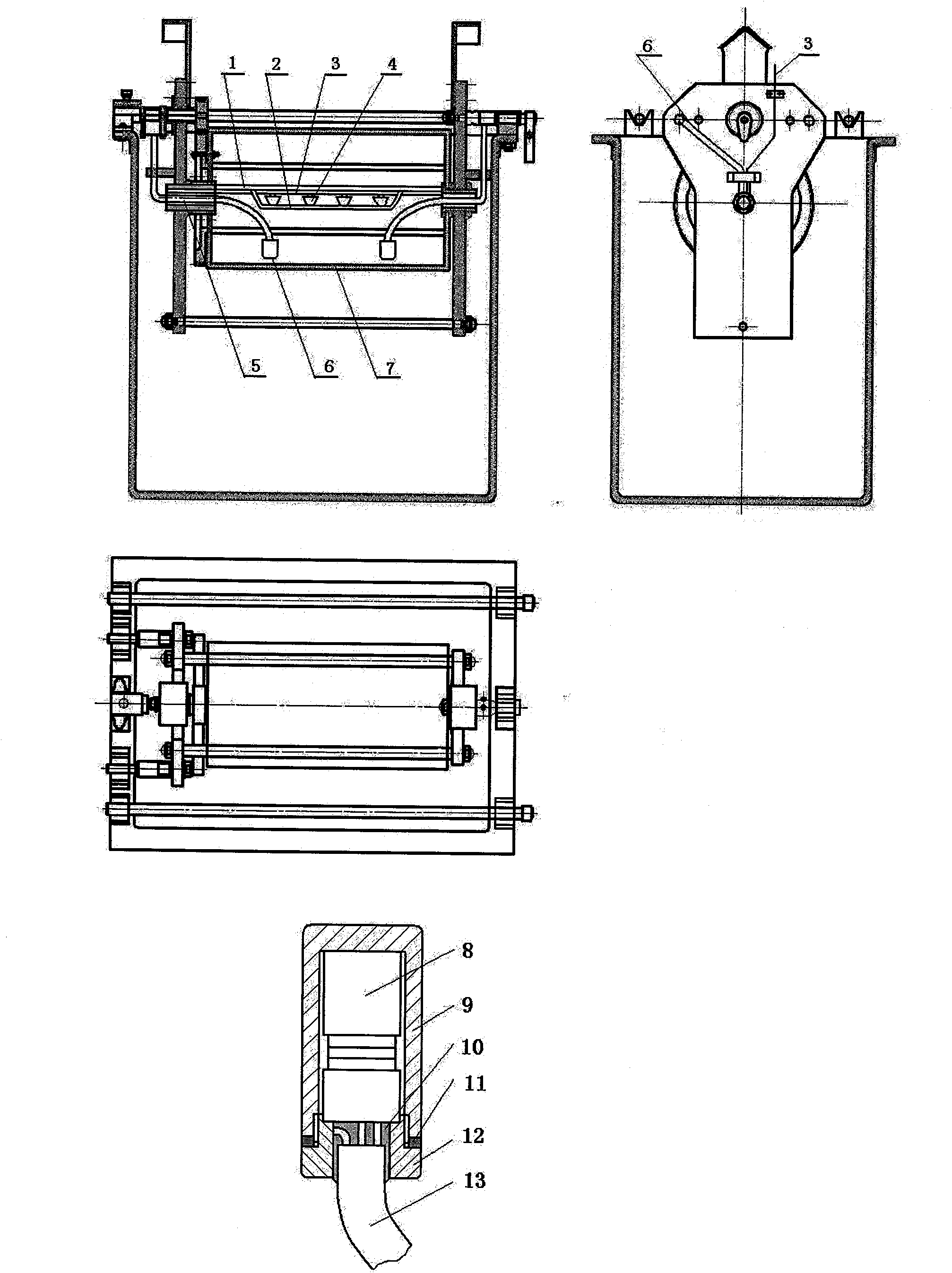 Ultrasonic barrel plating technique and device thereof