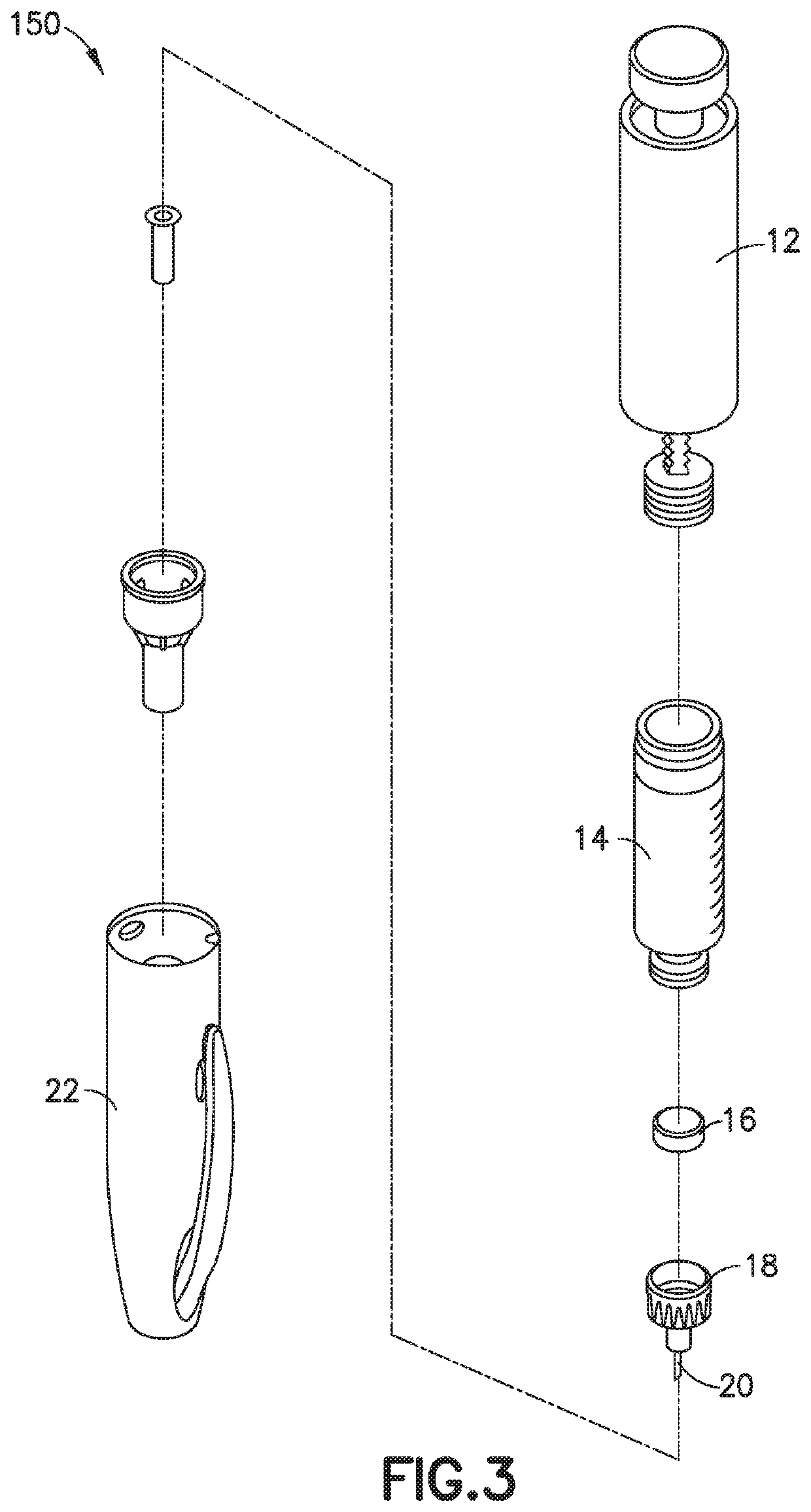 Pen needle hub with a patient contact surface