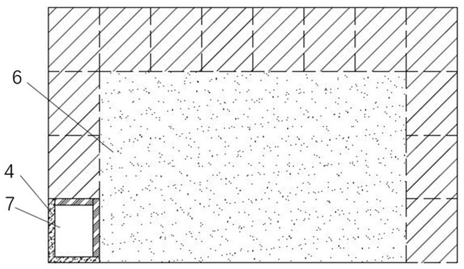 Rectangular or similar-rectangular ultra-large-section underground space construction method and construction system