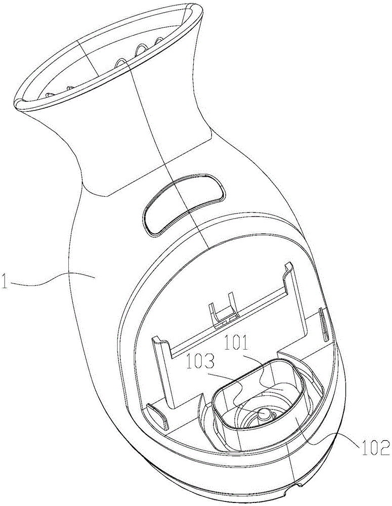 Water tank siphon structure of steam skincare equipment