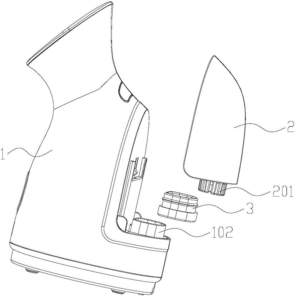 Water tank siphon structure of steam skincare equipment