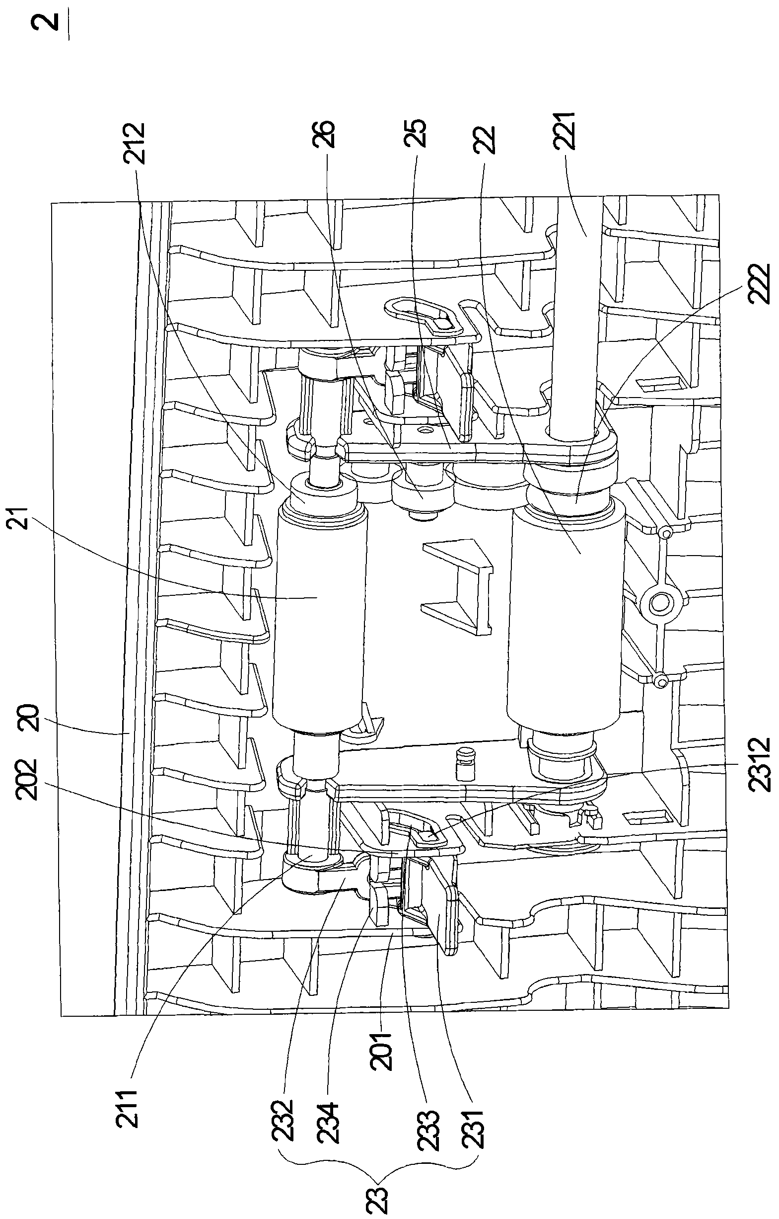 Paper stopping mechanism and automatic paper feed device using same