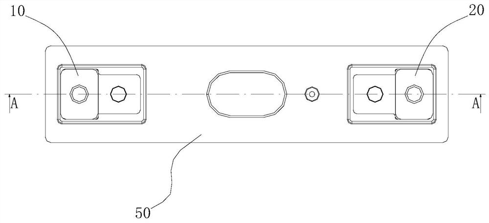 Power battery top cover structure and power battery