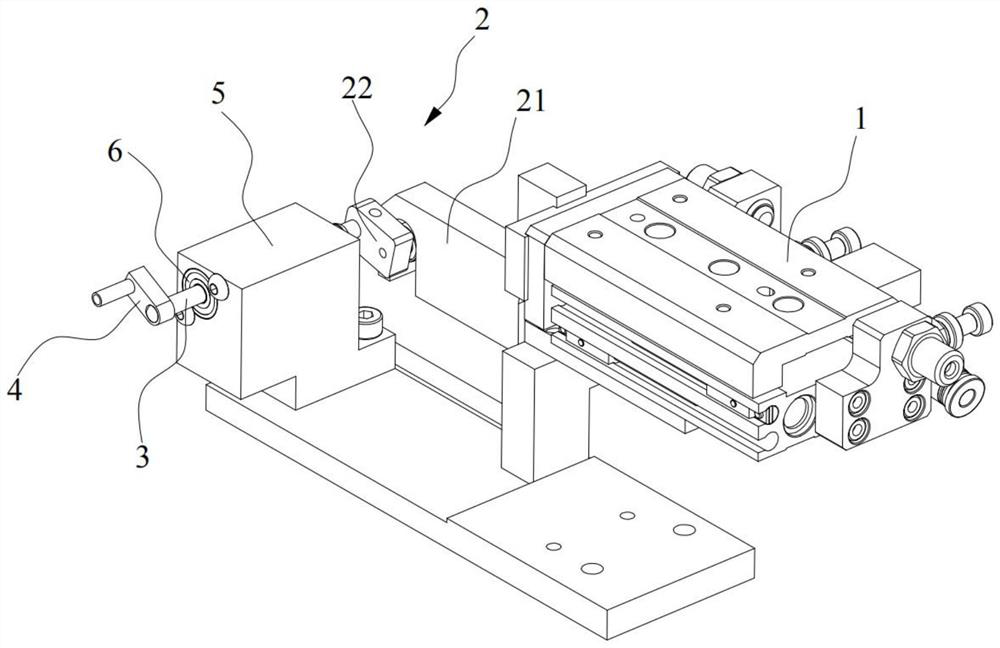 A rotary opening and closing device and automatic assembly module