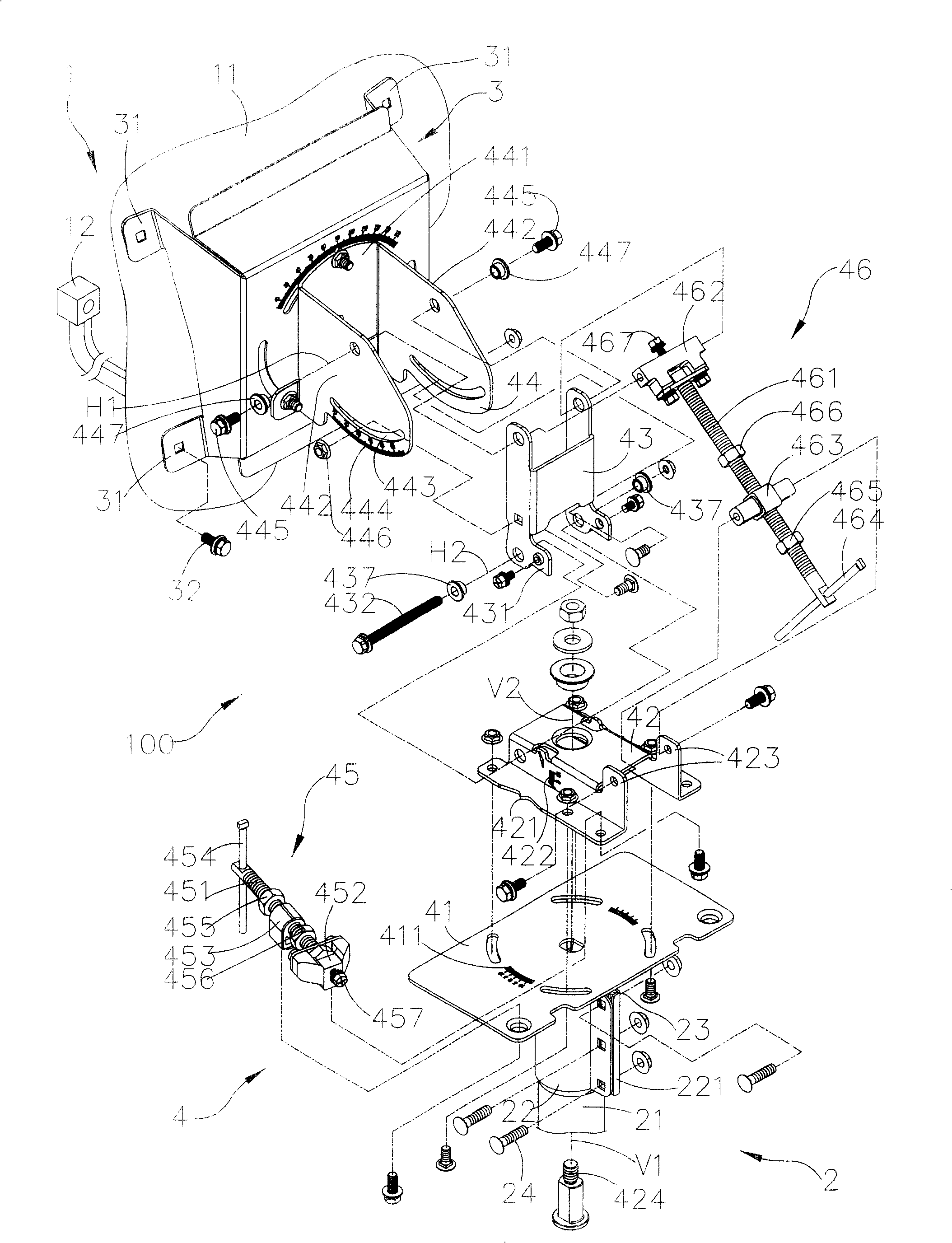 Rotation angle fine regulation mechanism and satellite antenna using the same