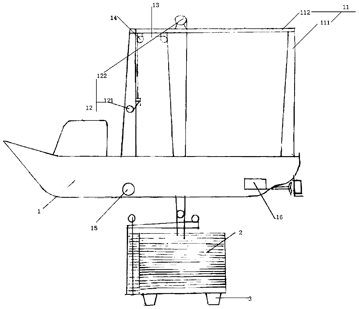 Complete submerging type breeding system for deep and high seas