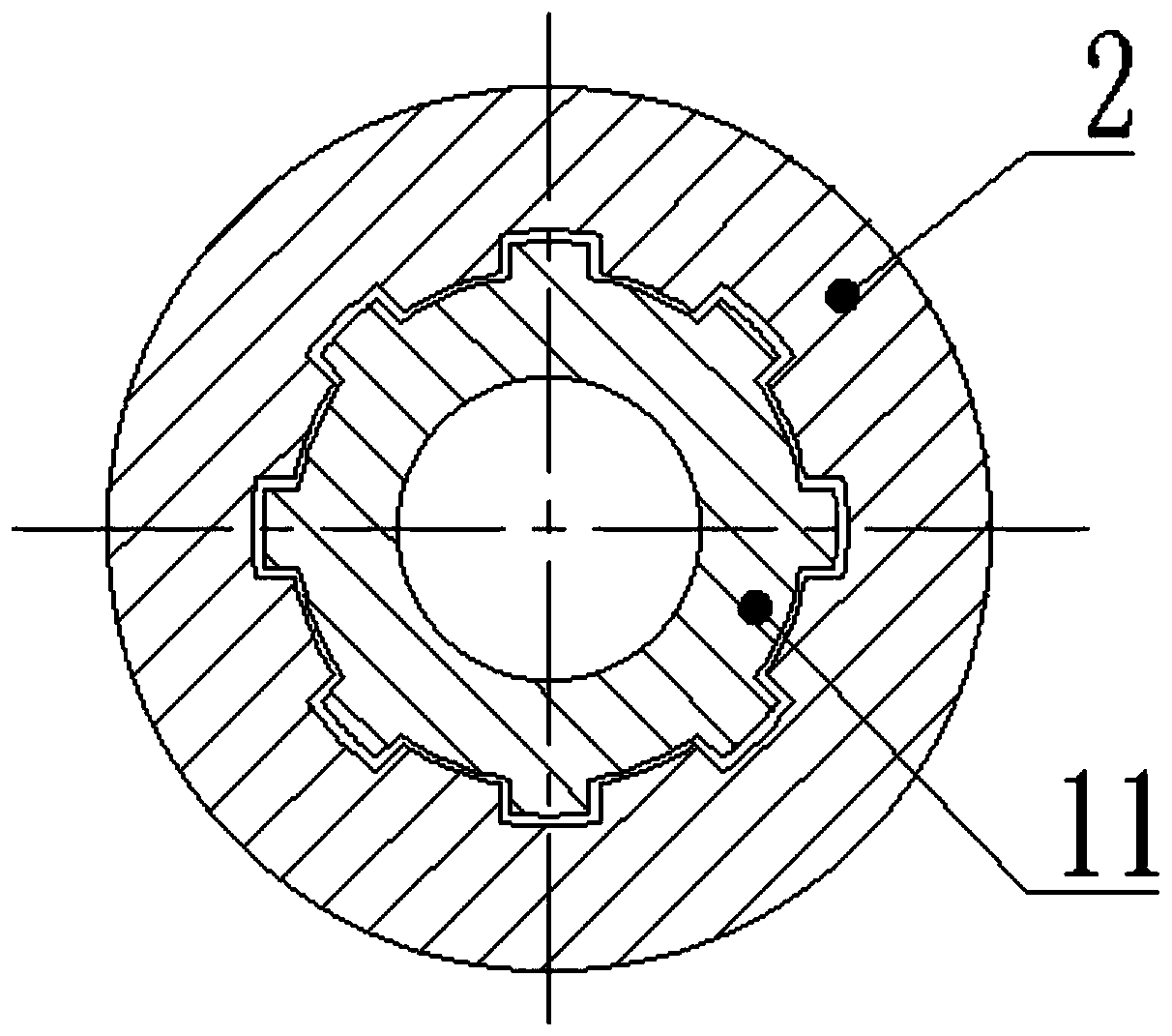 A downhole pressure torsion balance tool