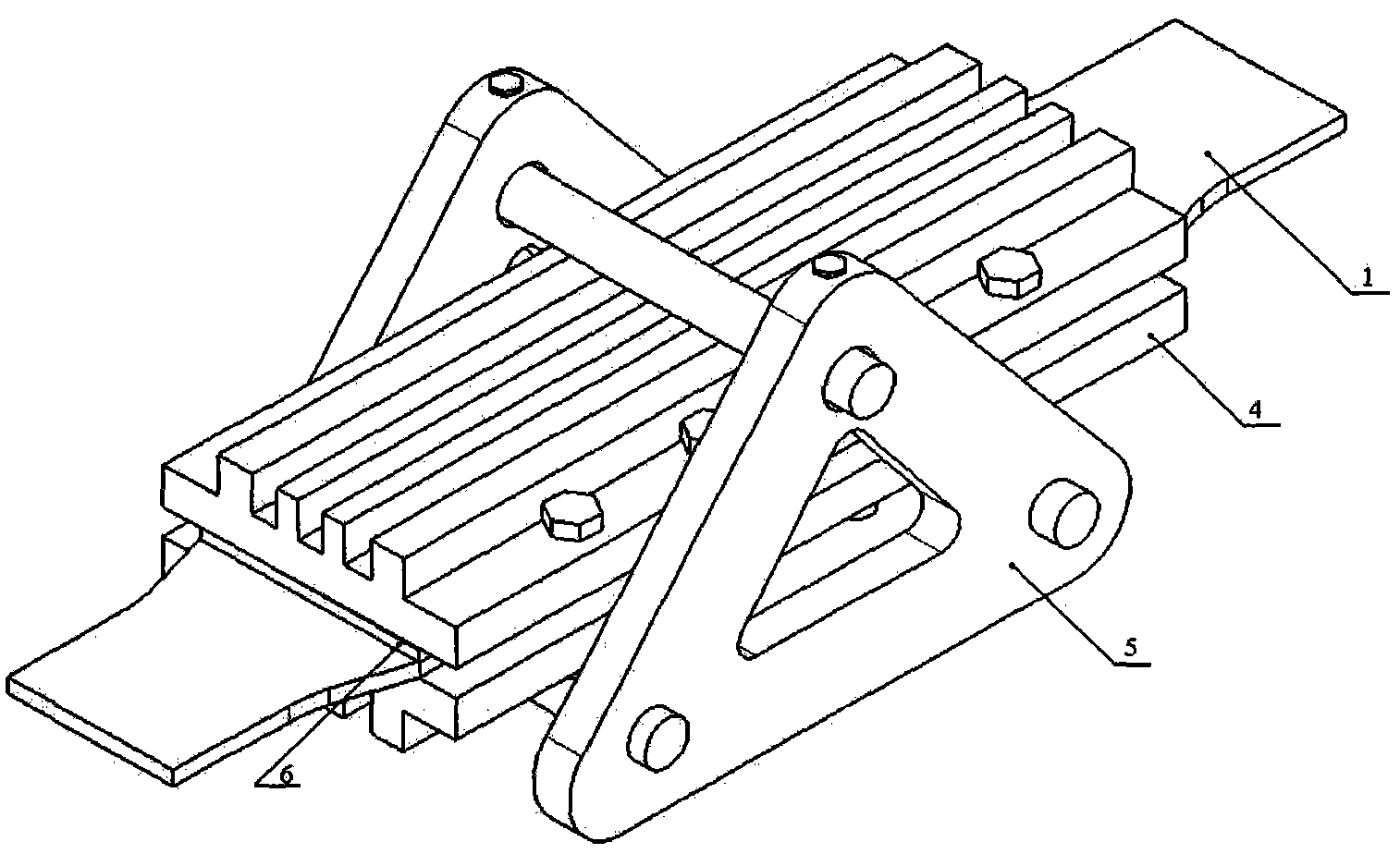 Fatigue property test method for wallboard lap joint structure