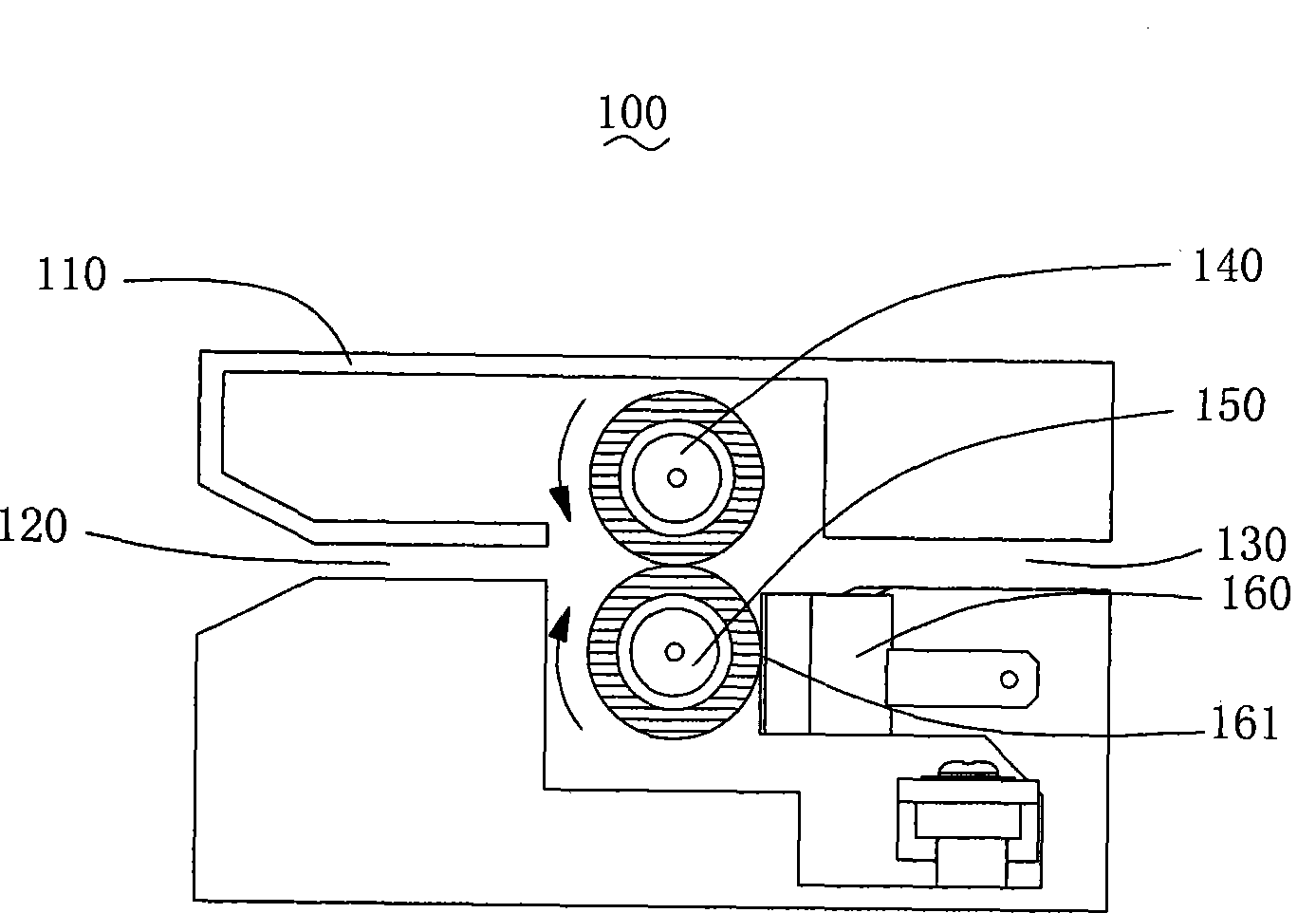Gluer, temperature control device and heat conduction mechanism