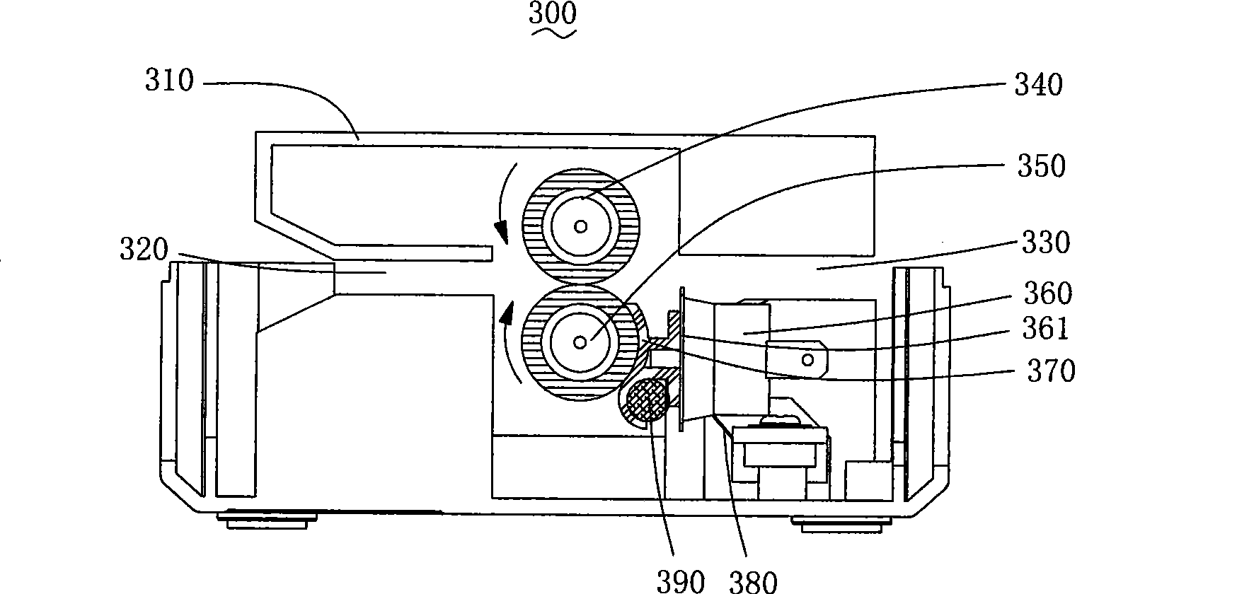 Gluer, temperature control device and heat conduction mechanism