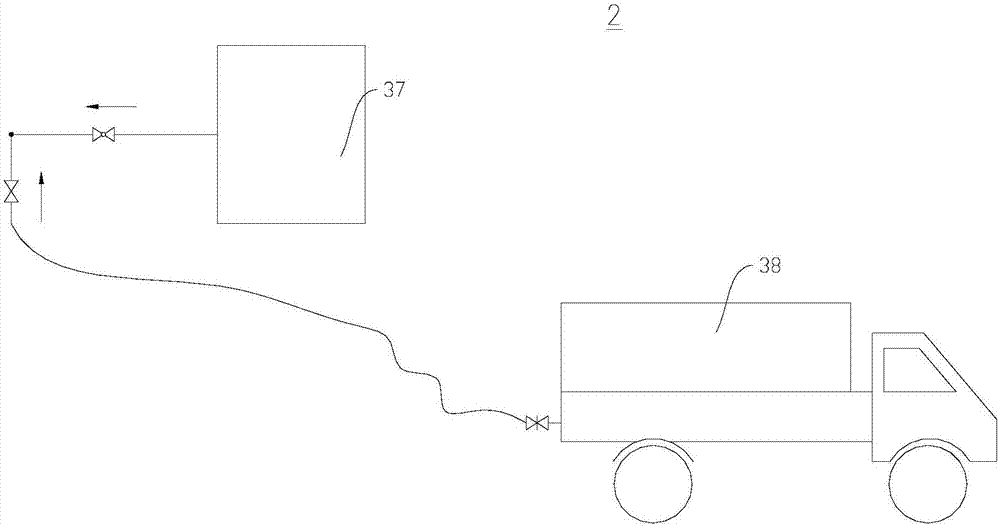 Semi-coke powder gasification and combustion system