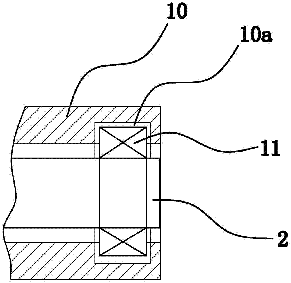 A processing technology and processing device for single-sided piqué
