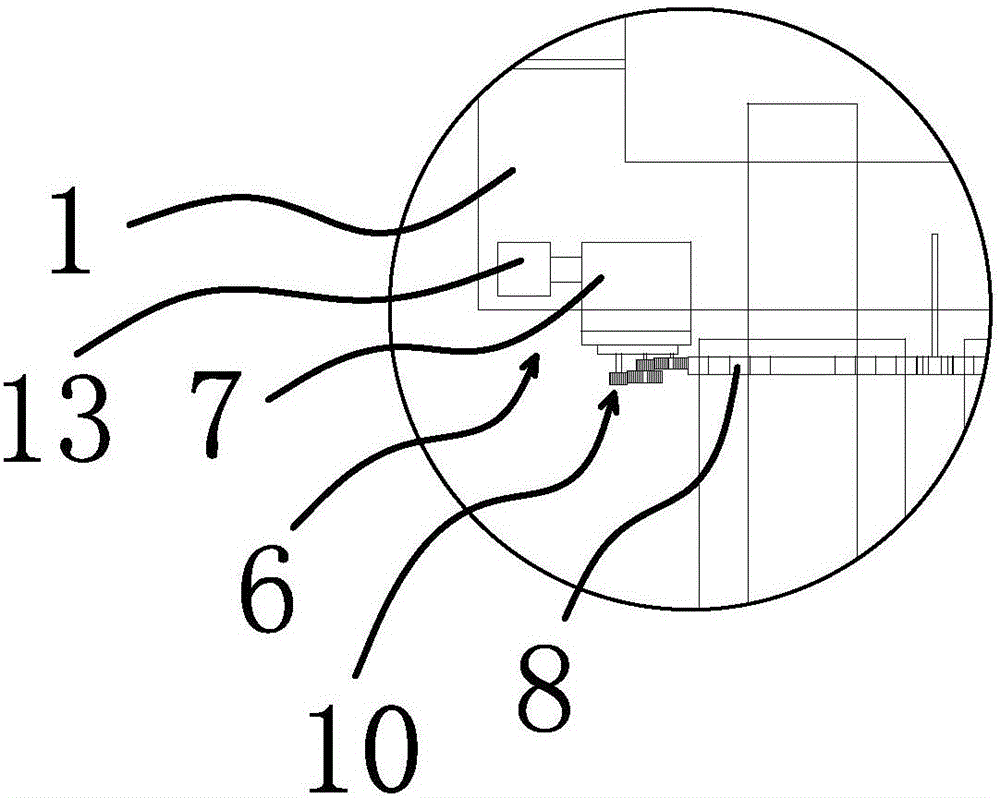 Automatic rotating device of solar water heater