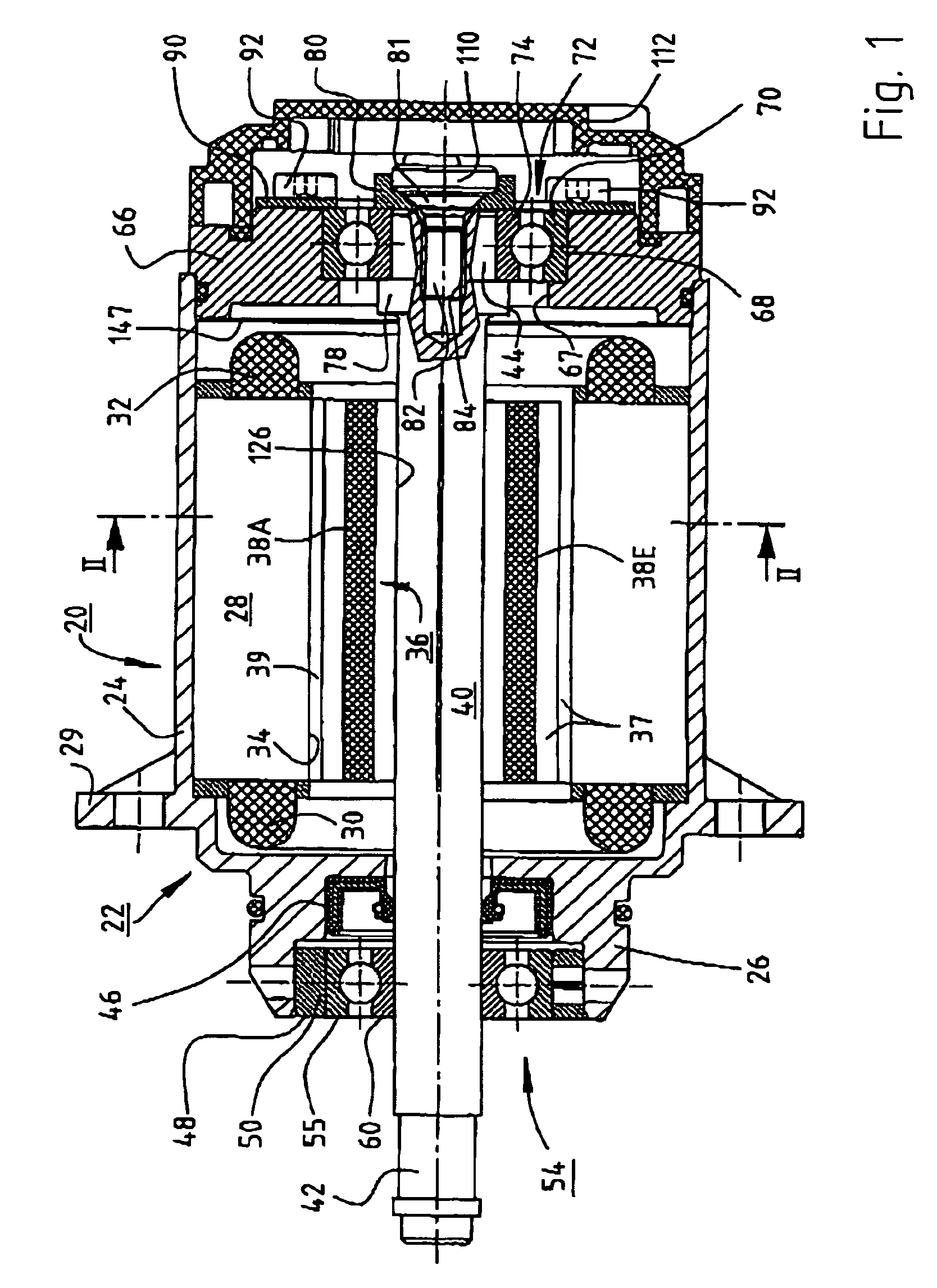 Electric motor with poles shaped to minimize cogging torque