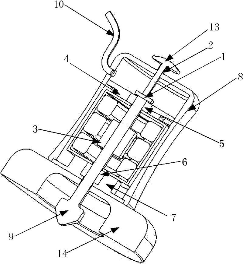 Device for measuring skin muscle tension