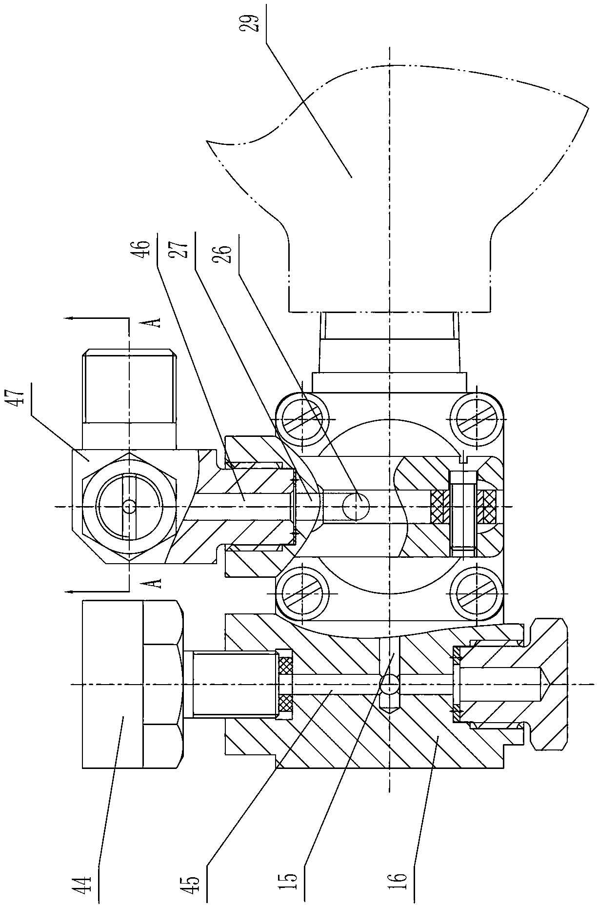 Combined cylinder valve