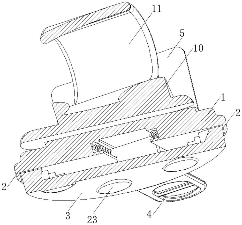 Combined tube clamping device for fixing thoracic duct