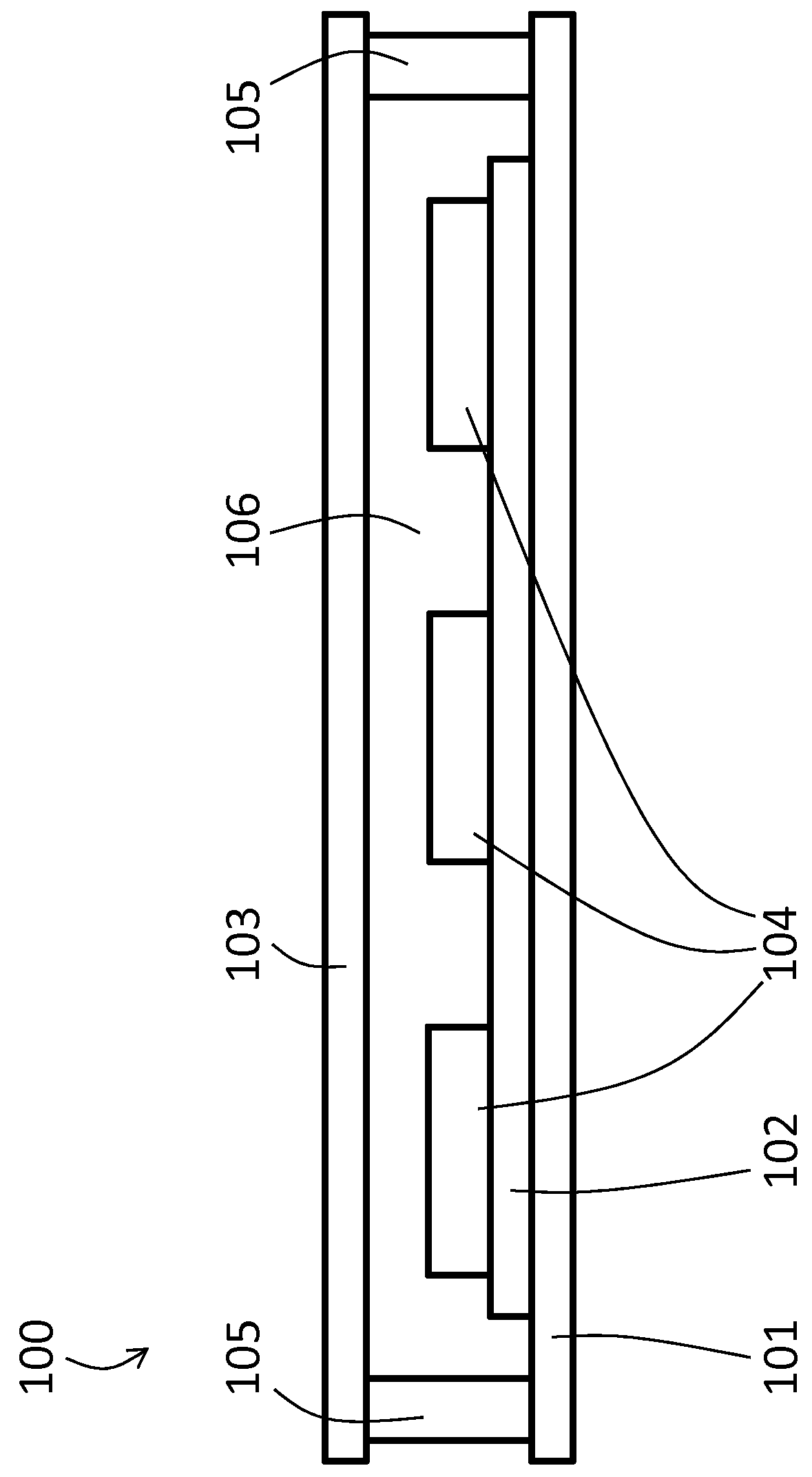 Local seal for encapsulation of electro-optical element on a flexible substrate