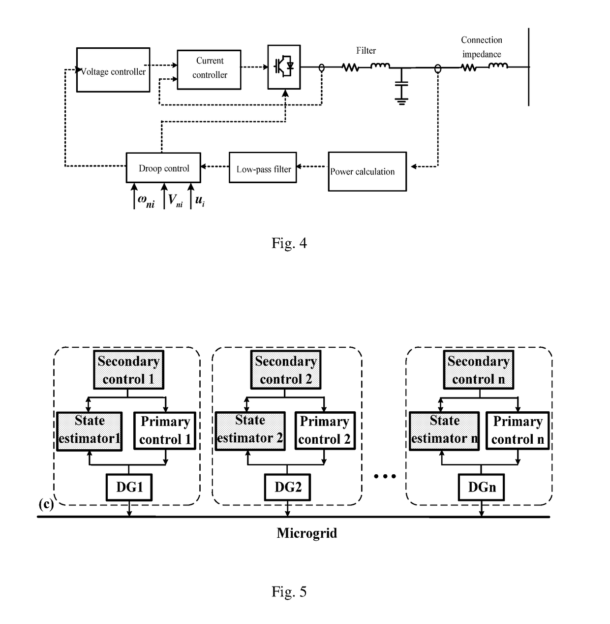 Decentralized Voltage Control Method for Microgrid Based on Nonlinear State Observers