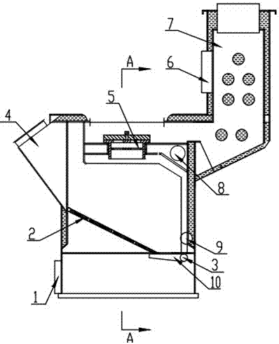 Self-flowing pellet fuel environmental protection stove