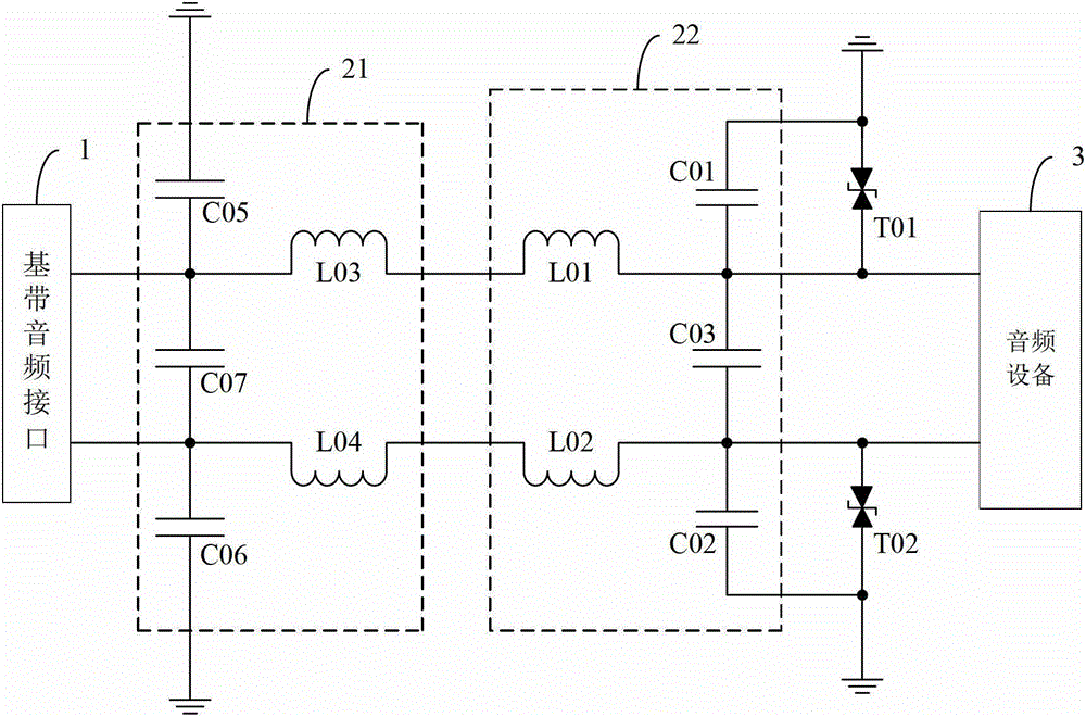 An audio processing circuit and a communication terminal