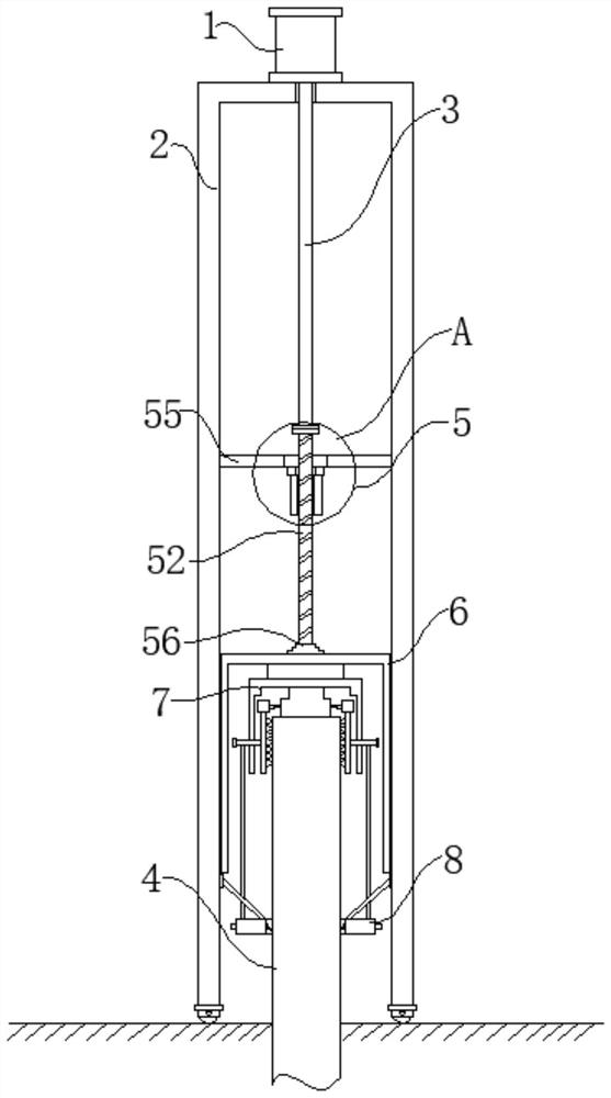 An improved column pulling equipment for water conservancy projects