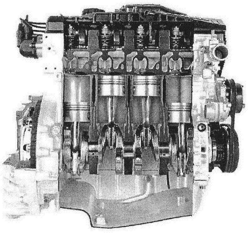 Piston type straight shaft internal combustion engine