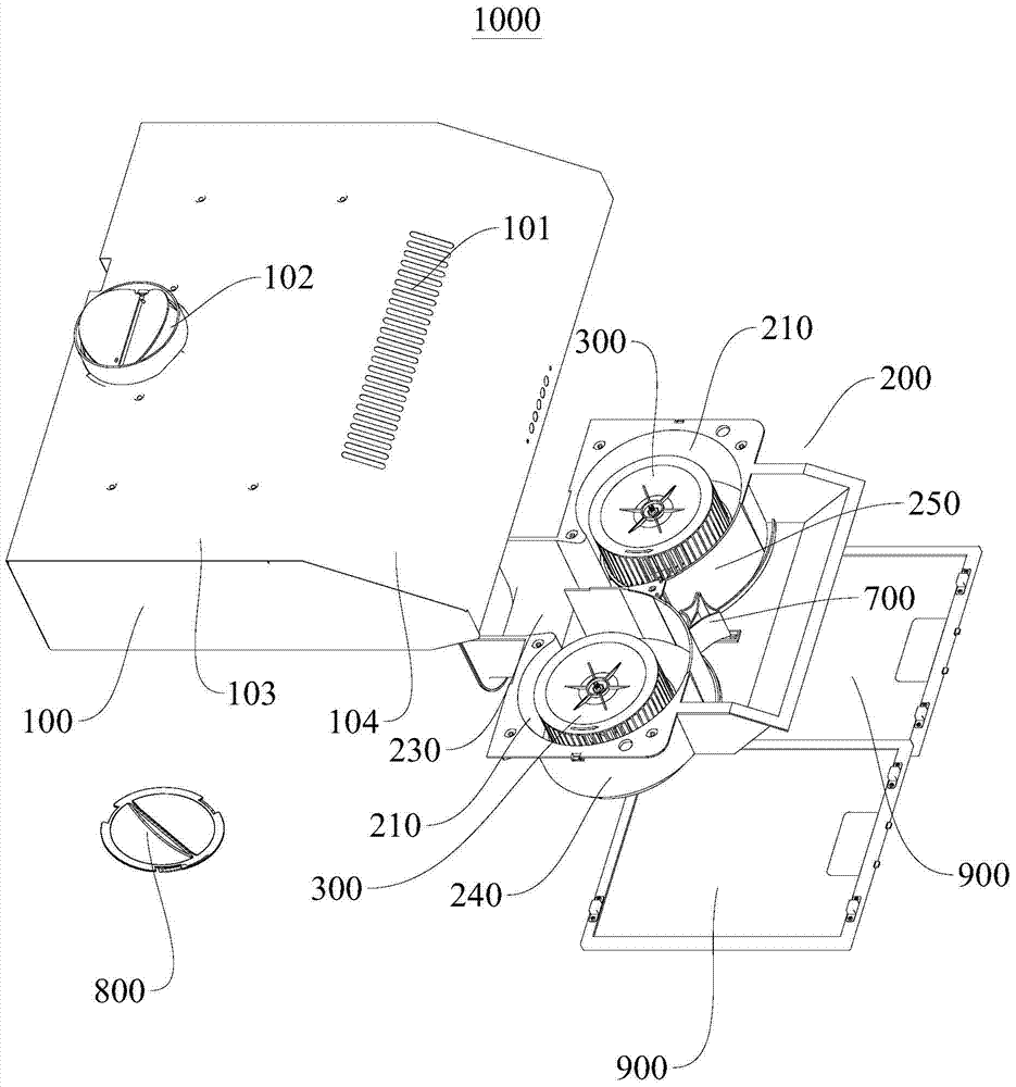 volute for range hood