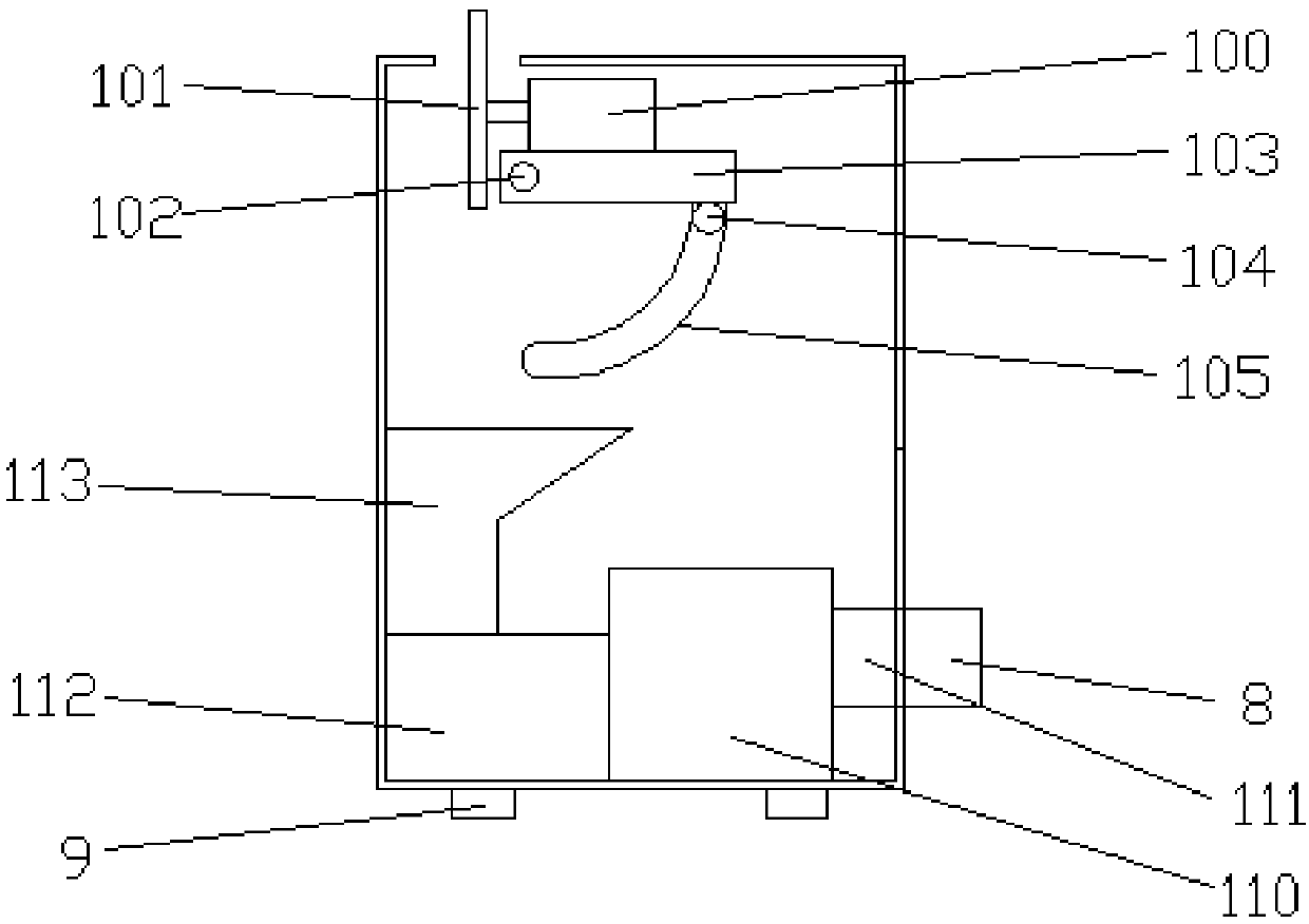 Convenient cutting machine for wood floor laying