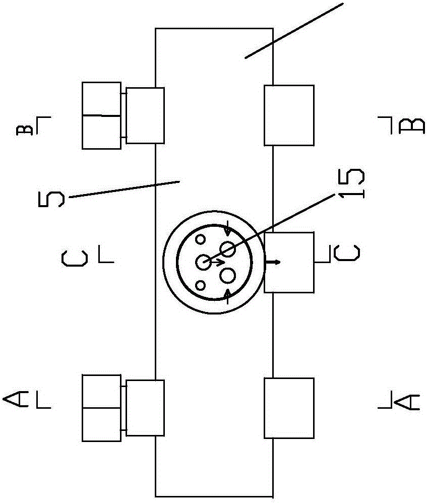 Multifunctional water mixing valve with electricity isolating wall